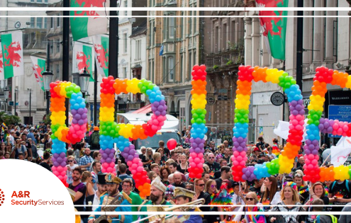 Pride, Cardiff Pride, Cardiff, LGBTQ, Security, Event Security, Event, Security Services, A&R Security Services