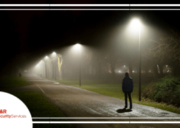 Staying safe at night, personal security, walking at night, staying safe while walking at night, walking alone at night, walking at night, A&R Security Services, A&R Security